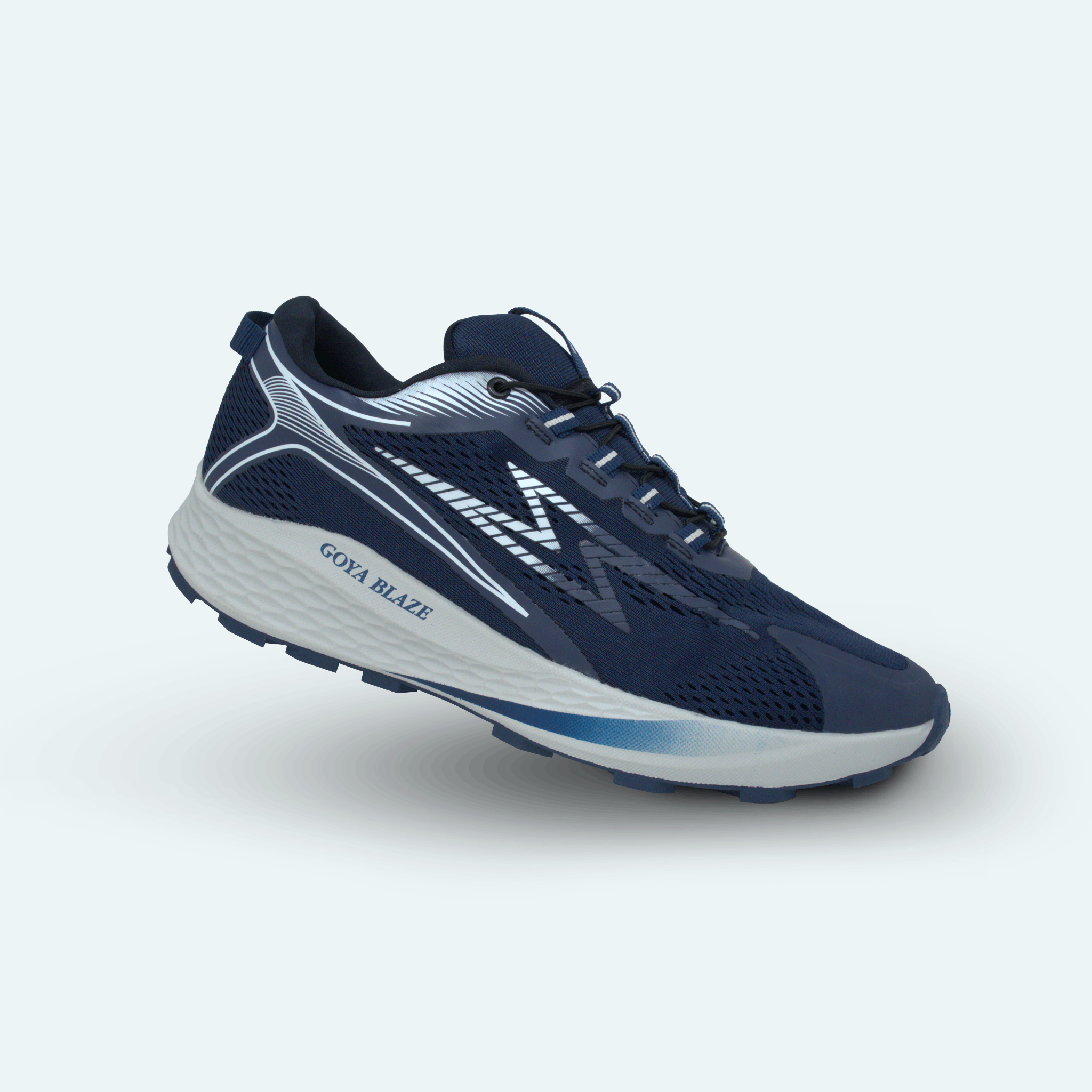  Giày Thể Thao Chạy Bộ, Leo Núi Nam Nữ Goya Trail Blaze Năm 2025 Xanh Navy 