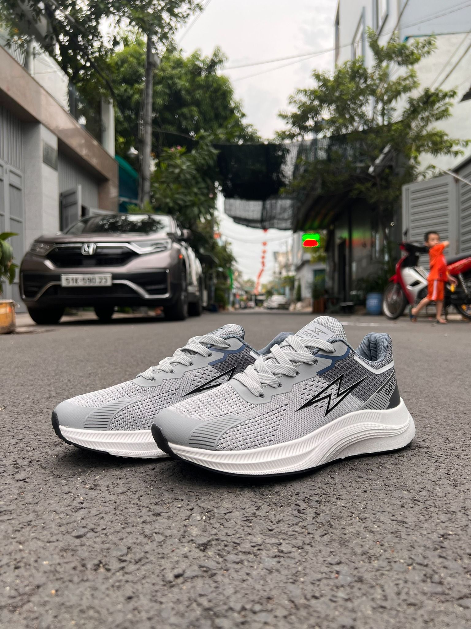  Giày Thể Thao Sneaker chính hãng Goya GY231 Xám 