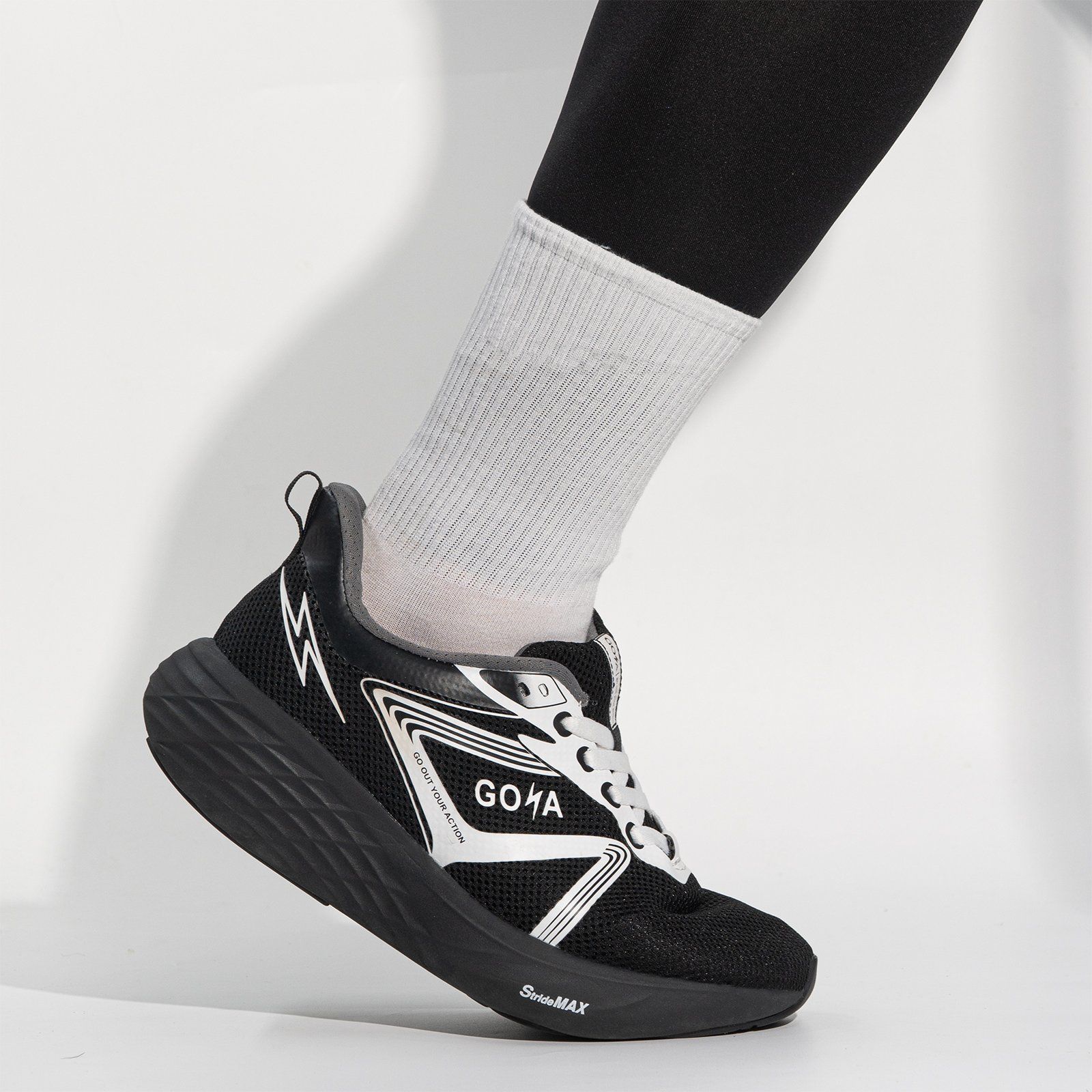  [ Sale Lẻ Size] Giày thể thao chạy bộ nam nữ Goya Strides 2 full màu năm 2025 04 - Siêu êm, thoáng khí 