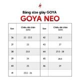 Giày Thể Thao Chạy Bộ Nam Nữ Goya Neo Năm 2025 Đen 