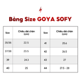  Dép Thể Thao Thư Giãn Sau Chạy Bộ Goya Sofy Năm 2025 Cam 