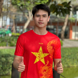  [SNGY] Áo Thể Thao Chạy Bộ GOYA T-Shirt Dragon (rồng vàng) 