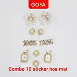  Bộ 10 Sticker Charm, Jibbitz trang trí dép GOYA 