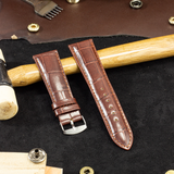  Dây da đồng hồ Kim Bảo WKVT3LVS12D vân Cá Sấu Lớn 