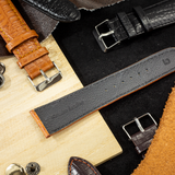  Dây da đồng hồ Kim Bảo WKVT3LSN12D vân Cá Sấu Nhỏ 