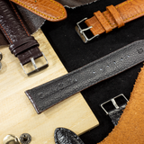  Dây da đồng hồ Kim Bảo WKVT3LSN12D vân Cá Sấu Nhỏ 