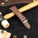  Dây da đồng hồ Kim Bảo WKVT3LKD12D vân Da Kỳ Đà 