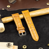  Dây da đồng hồ Kim Bảo WKVT3LVV12D vân Voi 