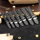  Dây da đồng hồ Kim Bảo WKVT3LVV12D vân Voi 