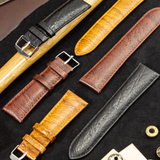  Dây da đồng hồ Kim Bảo WKVT3LVV12D vân Voi 