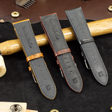  Dây da đồng hồ Kim Bảo WKVT3LVV12D vân Voi 