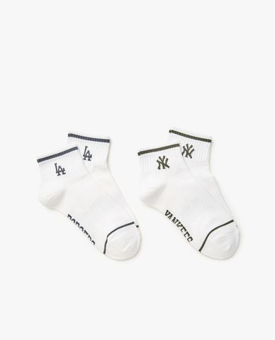  MLB - Set 2 vớ unisex cổ thấp Basic 