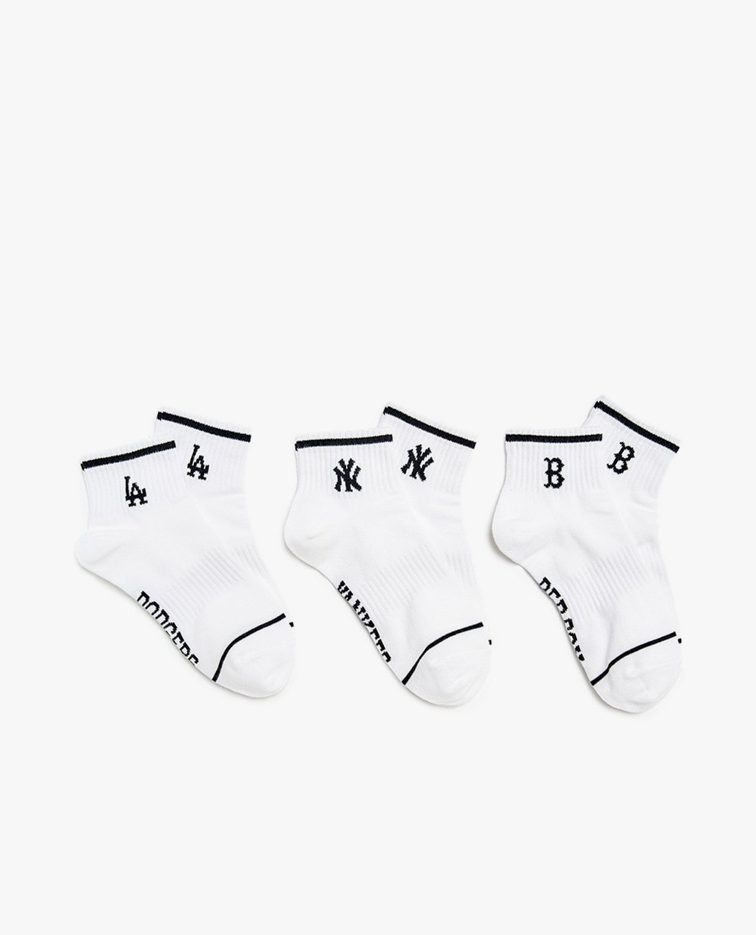 MLB - Set 3 vớ unisex cổ thấp thời trang