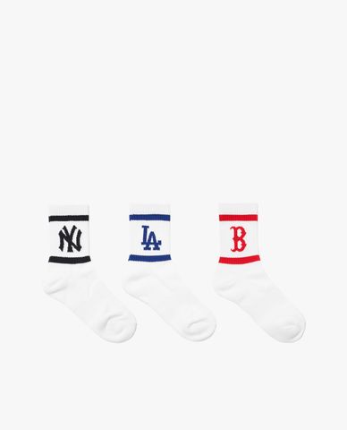  MLB - Set 3 vớ cổ cao Signature Team Logo 