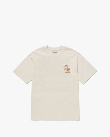  MLB - Áo thun unisex cổ tròn tay ngắn trẻ trung 