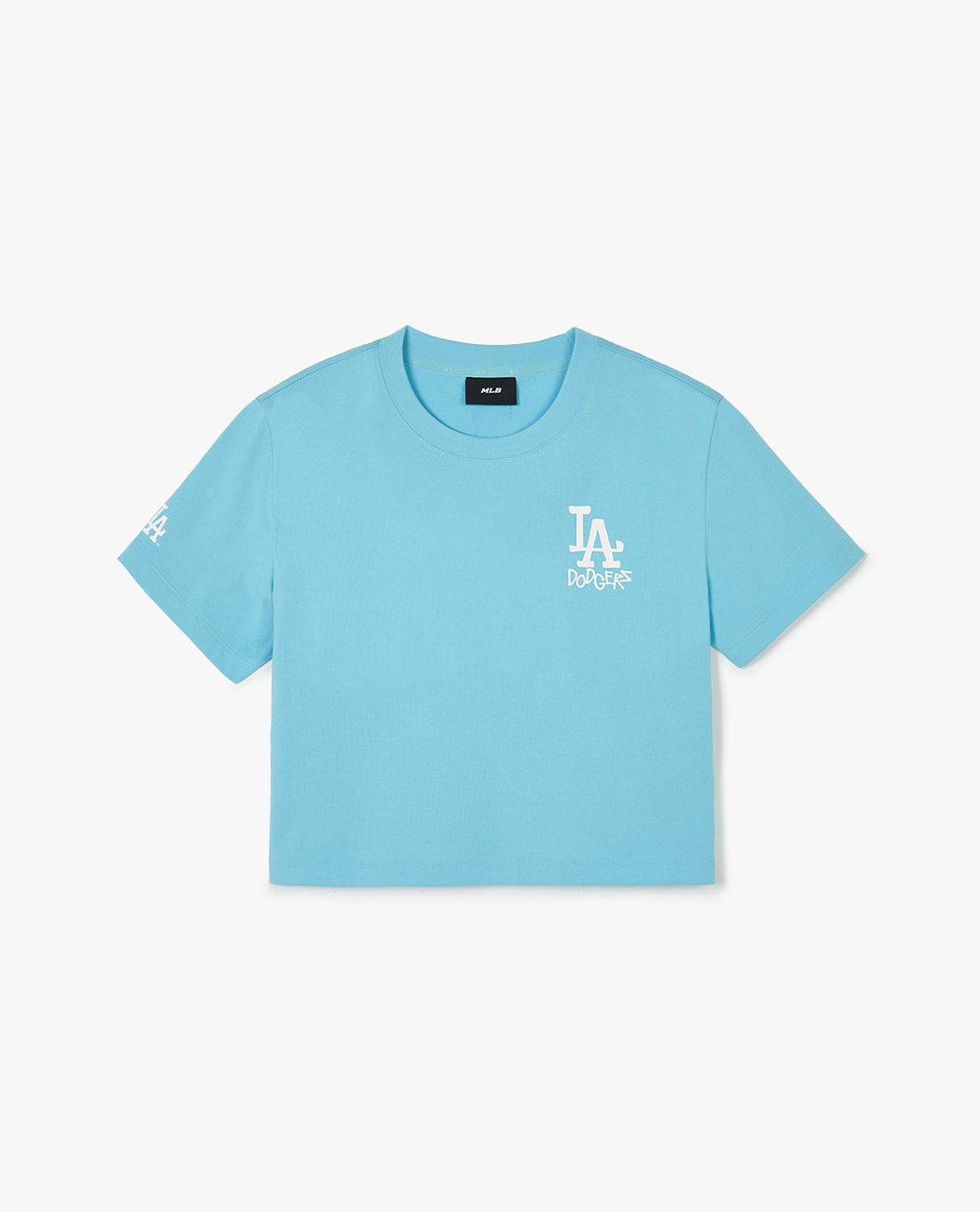 MLB - Áo croptop nữ cổ tròn tay ngắn Street Small Logo Functional