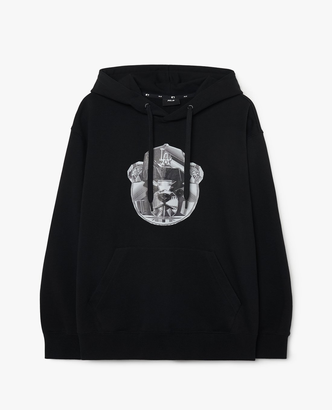 MLB - Áo hoodie unisex tay dài phối mũ Mega Bear Overfit