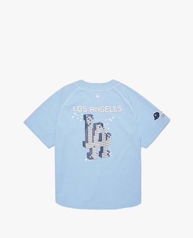  MLB - Áo bóng chày unisex tay ngắn Common Pixel 