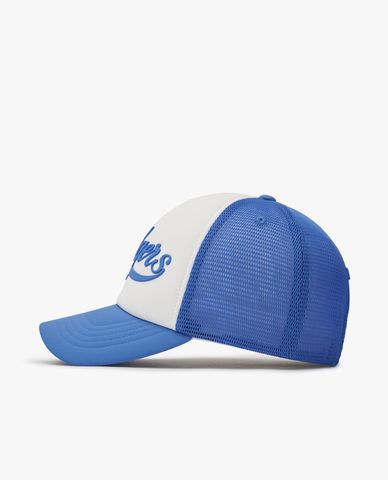  MLB - Nón bóng chày unisex phối lưới Varsity Basic Curious Lettering 