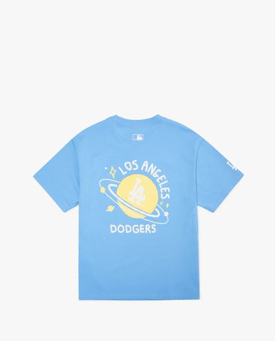  MLB - Áo thun cổ tròn ngắn tay LIKE Planet Back Logo Overfit 