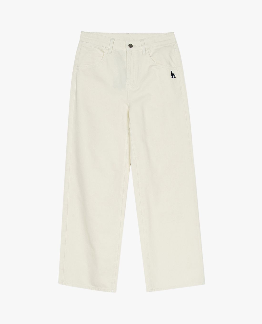【MLB】 Women's Varsity Logo Wide Denim Pants upload_11191acf3c714ac79242e0b
