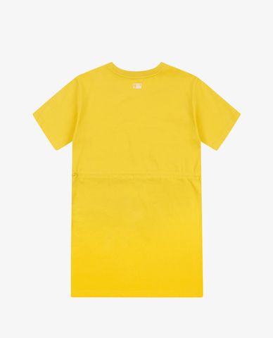  MLB - Đầm mini cổ tròn ngắn tay phom suông Logo Basic Waist String 