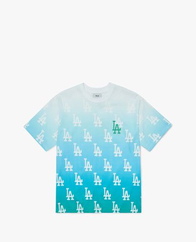  MLB - Áo thun tay ngắn cổ tròn Gradation Monogram Overfit 