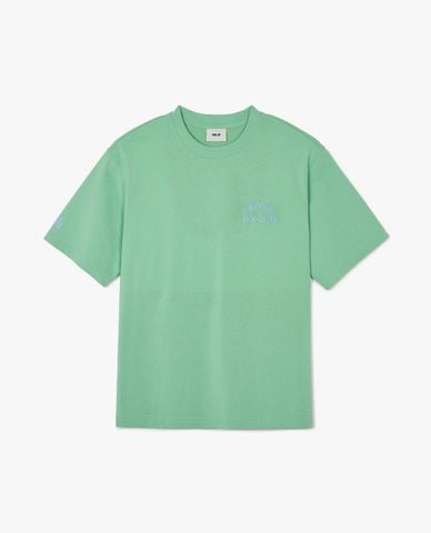  MLB - Áo thun unisex cổ tròn tay ngắn Vintage Sports Functional Big Logo 