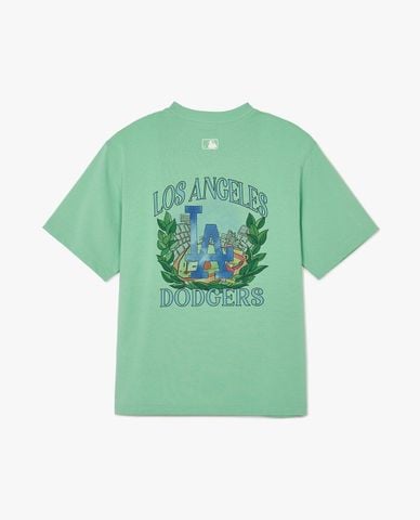  MLB - Áo thun unisex cổ tròn tay ngắn Vintage Sports Functional Big Logo 