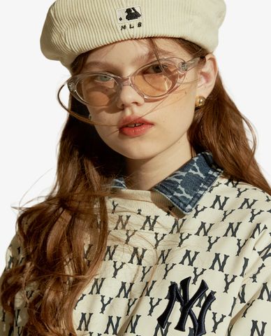  MLB - Nón beret nữ cổ điển Corduroy Newsboy 