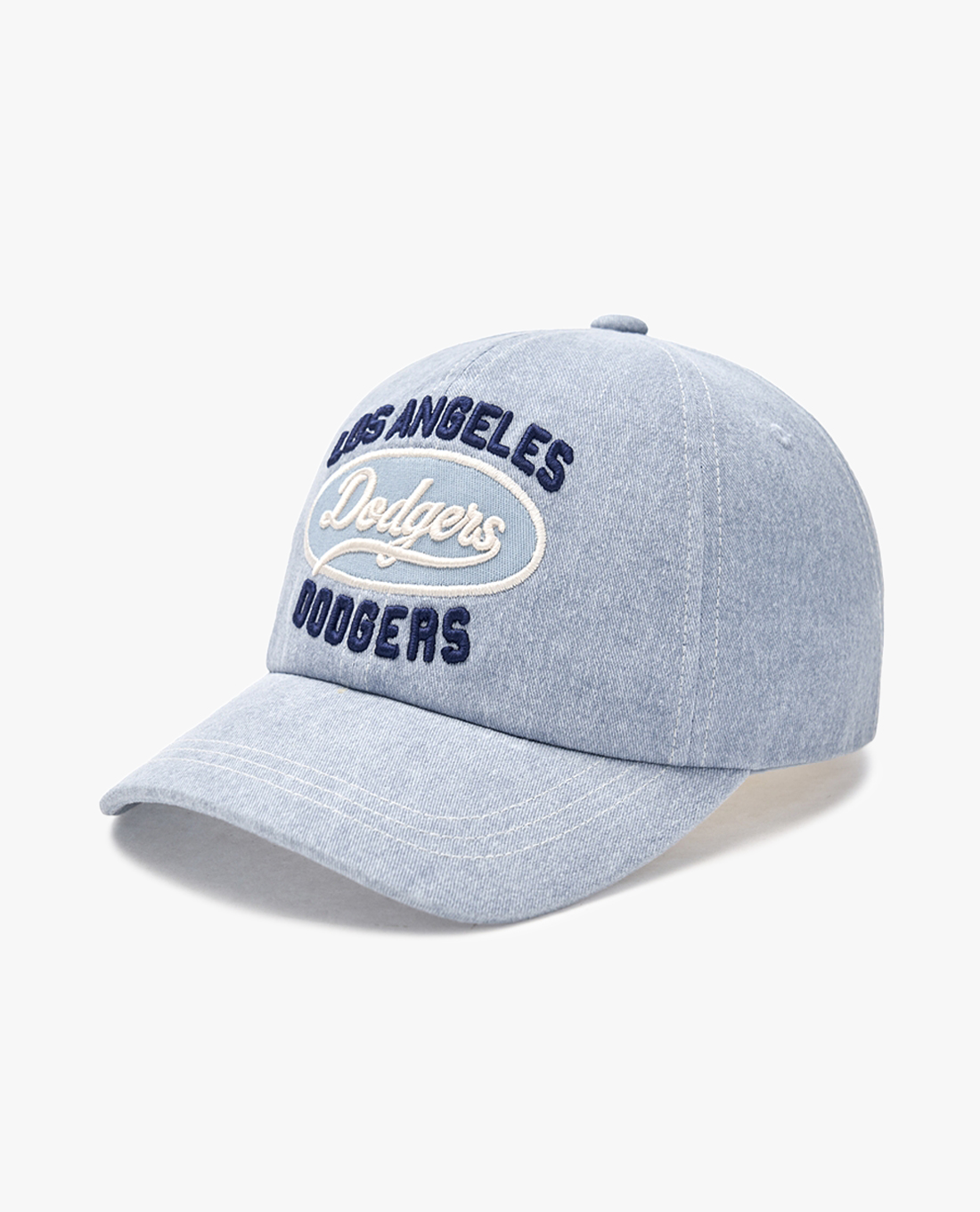 ★MLB Korea★ Varsity Cultive Washing Stitch Unstructured Ba Varsity Vintage Culsive Stitch Unstructured Ball Cap NEW