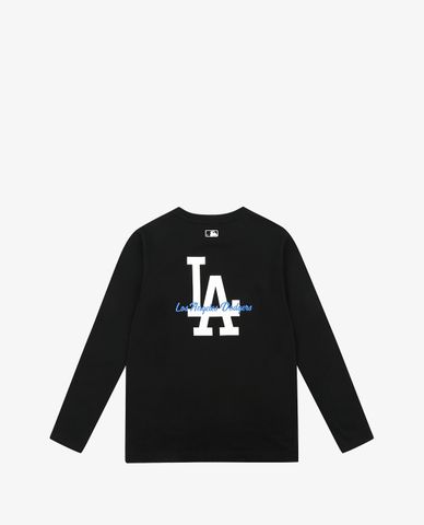  MLB - Áo thun tay dài cổ tròn Basic Big Logo 
