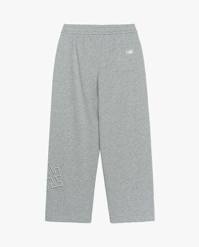  MLB - Quần dài unisex ống rộng lưng thun Basic Megalogo 