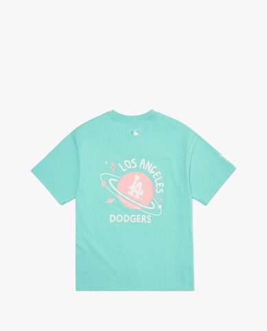  MLB - Áo thun cổ tròn ngắn tay LIKE Planet Back Logo Overfit 