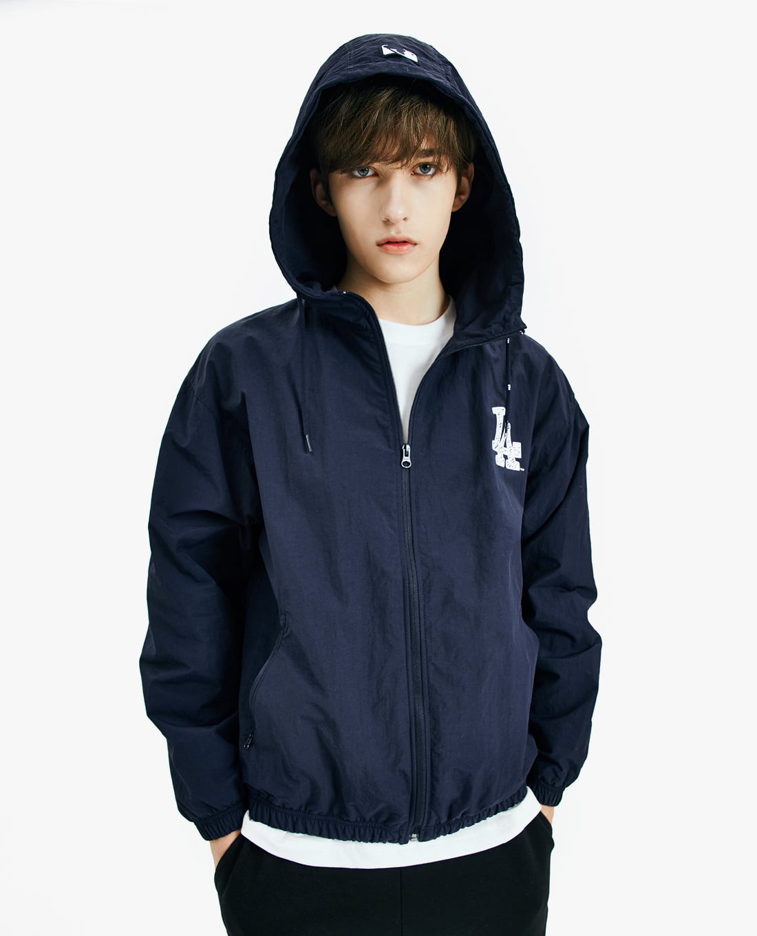 MLB - Áo khoác kiểu phối mũ trùm MLB Like