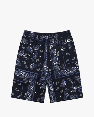  MLB - Quần short ống rộng nam Paisley Cotton Midi Woven 