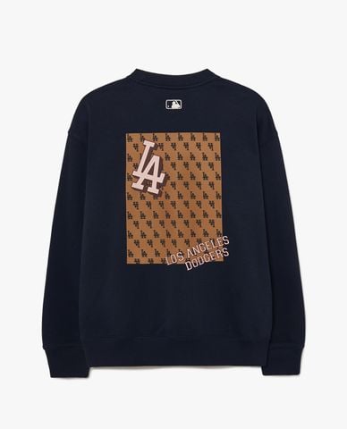  MLB - Áo sweatshirt unisex cổ tròn tay dài Monative Monogram Overfit 