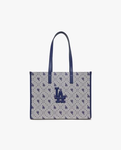 MLB - Túi tote unisex phom chữ nhật Big Diamond Monogram Jacquard 