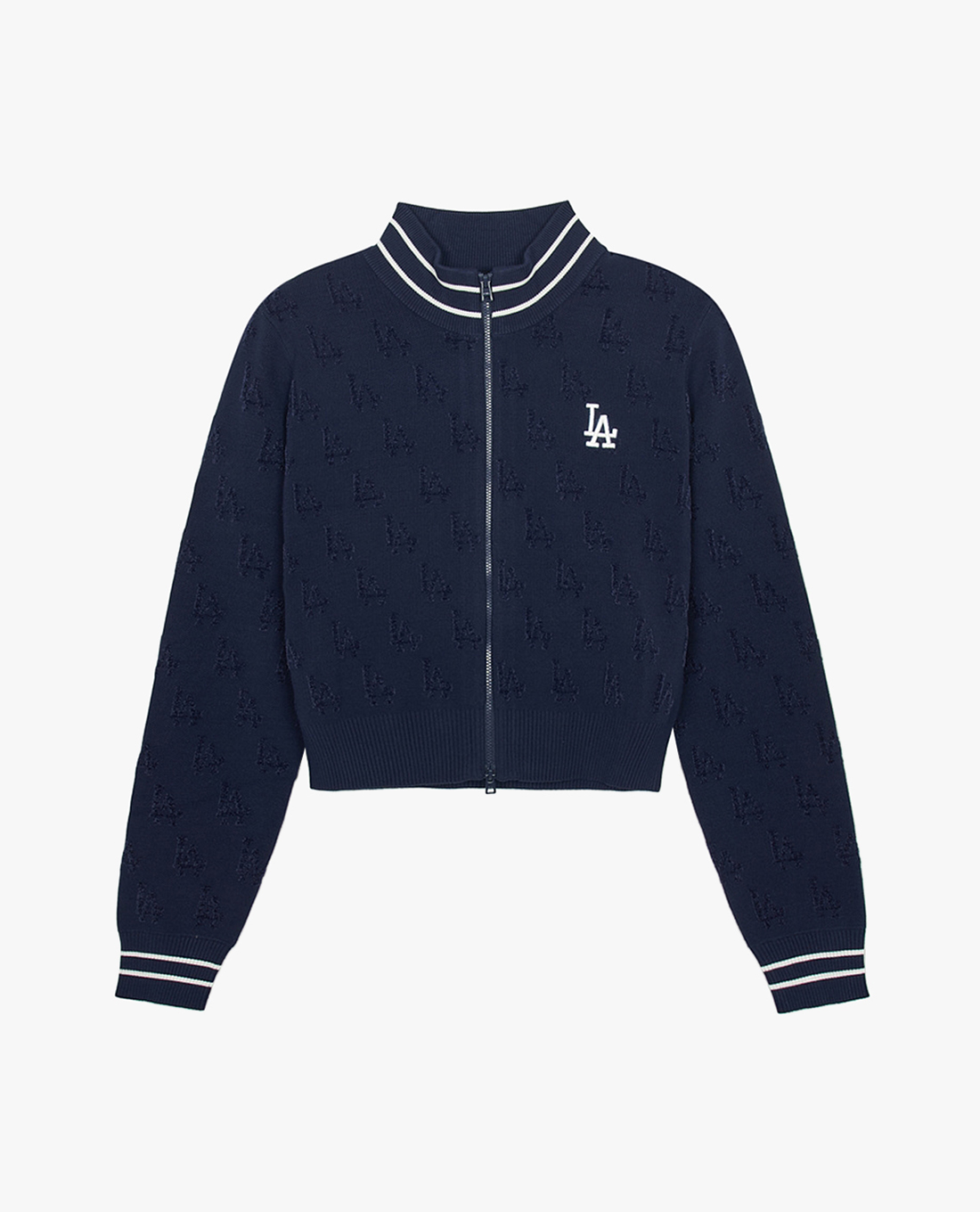MLB - Áo khoác cardigan unisex cổ tròn tay dài Monogram