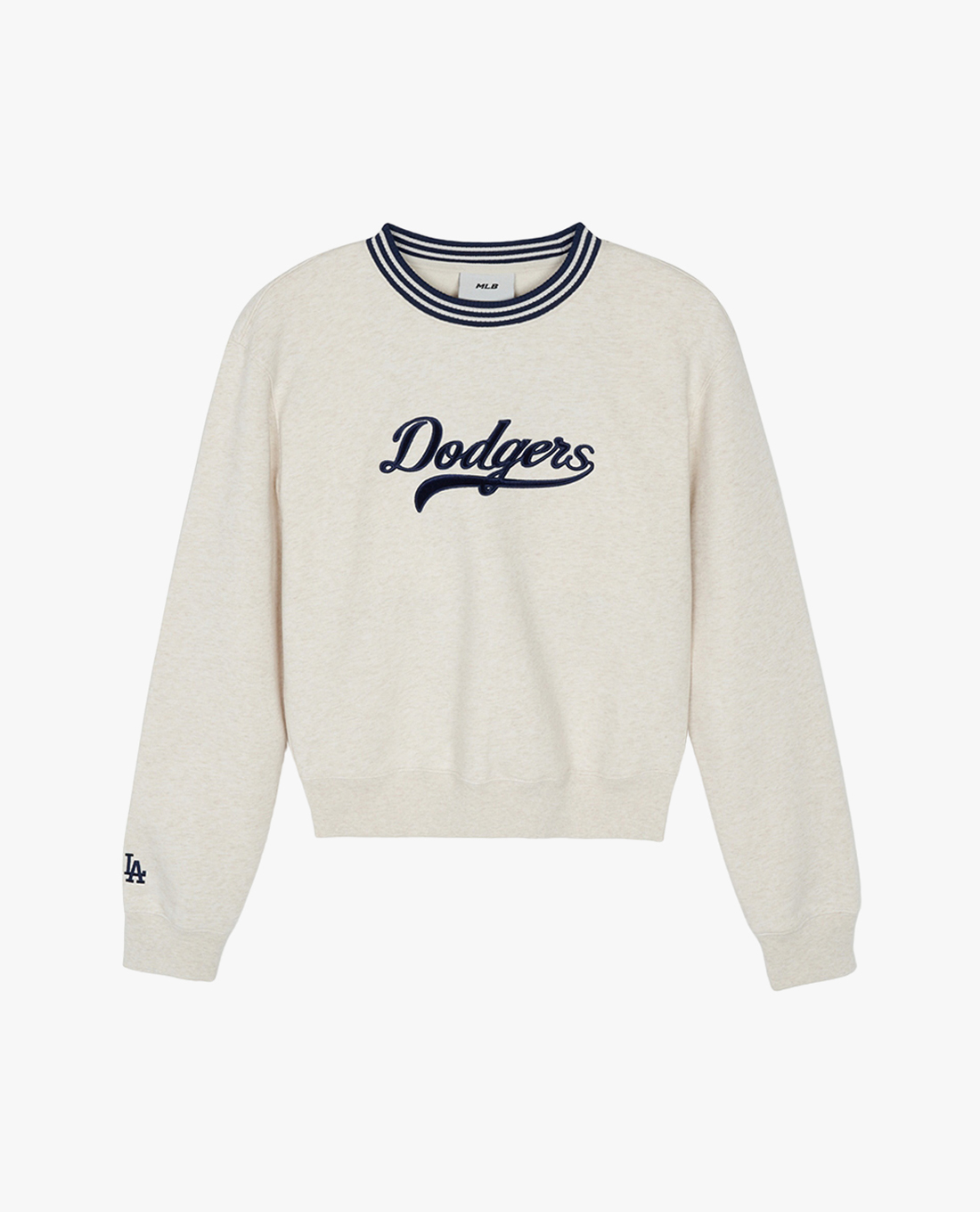 MLB - Áo sweatshirt nữ cổ tròn tay dài Varsity Cursive