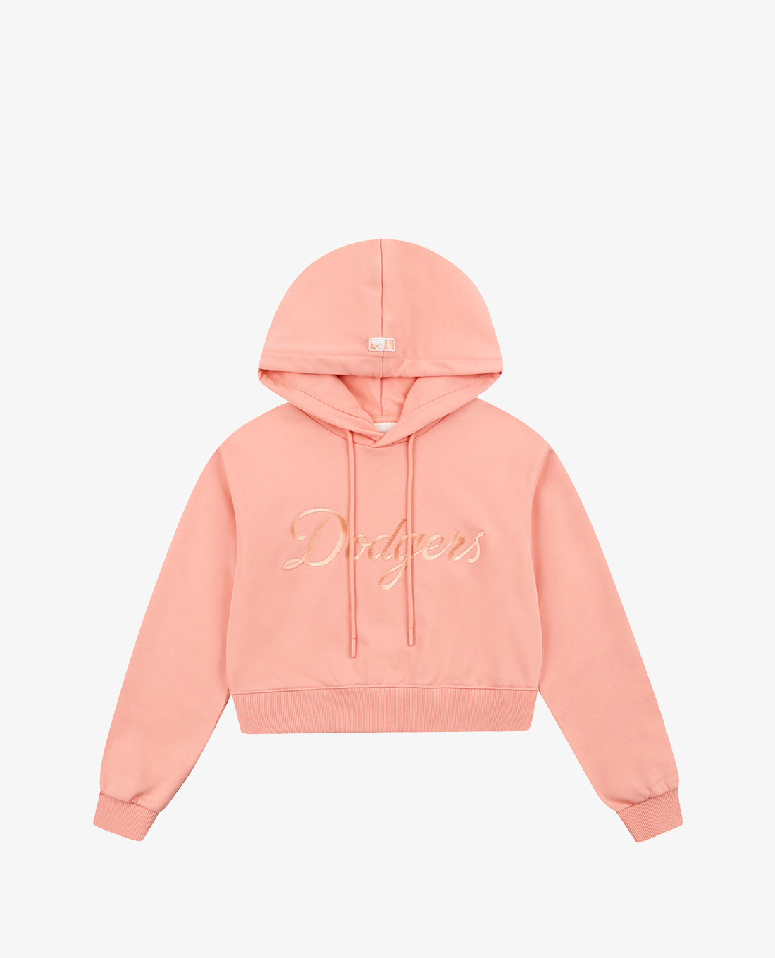 MLB - Áo hoodie nữ phom croptop Classic Logo