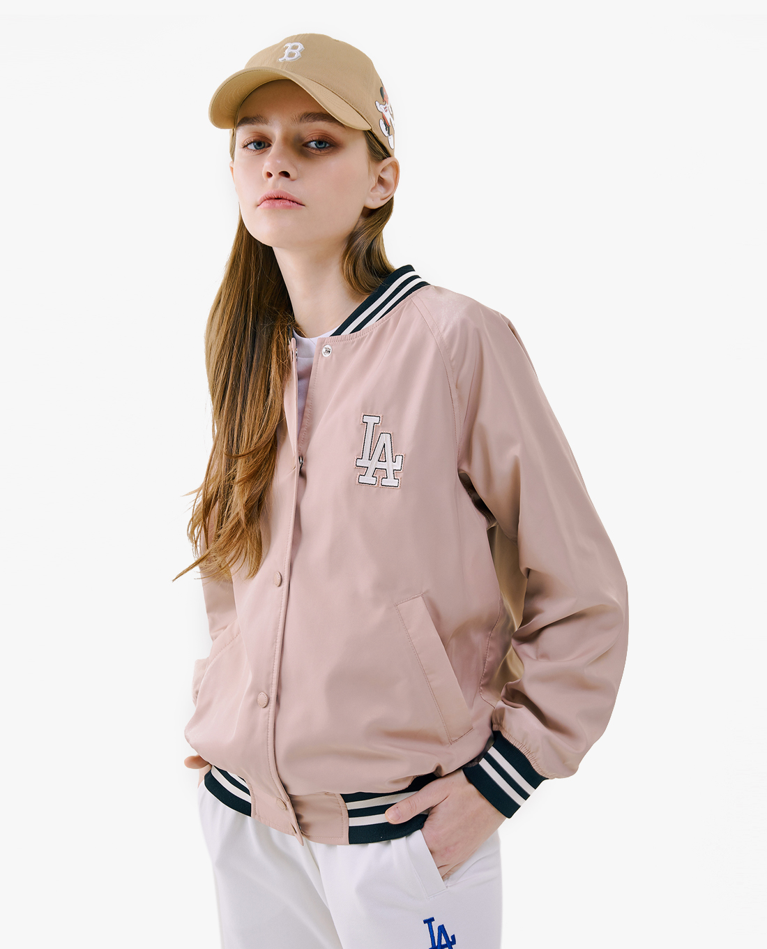 MLB - Áo khoác bóng chày chuột Mickey MLB x Disney