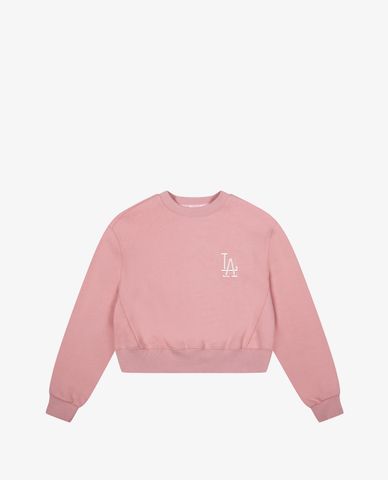  MLB - Áo sweatshirt nữ phom croptop Basic Logo 