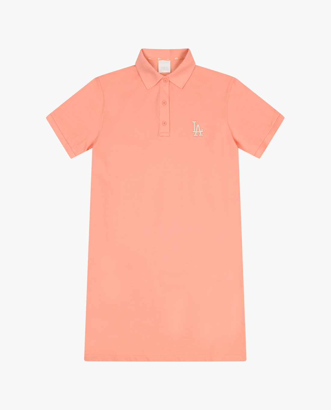 MLB - Đầm midi cổ bẻ tay ngắn Collar Slim Fit