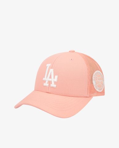  MLB - Nón bóng chày phối lưới Circle Stamp 