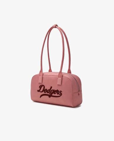  MLB - Túi đeo vai nữ Denim Varsity Cursive 