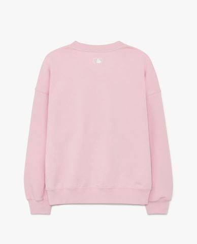  MLB - Áo sweatshirt nữ cổ tròn tay dài Varsity Over Fit 