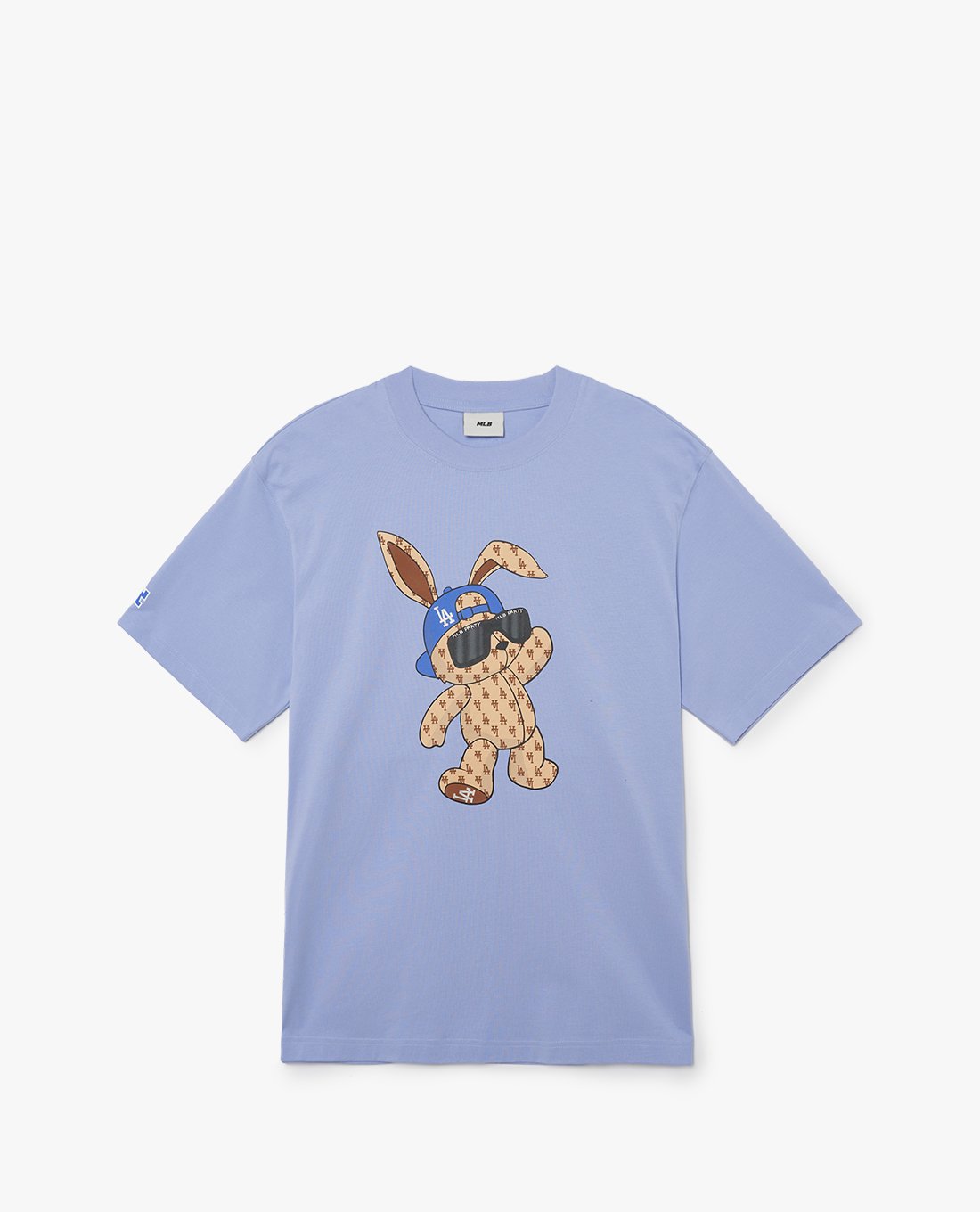MLB - Áo thun unisex cổ tròn tay ngắn New Year Rabbit