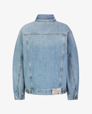  MLB - Áo khoác denim basic LA 