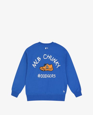  MLB - Áo sweatshirt tay dài cổ tròn Chunky Popcorn 